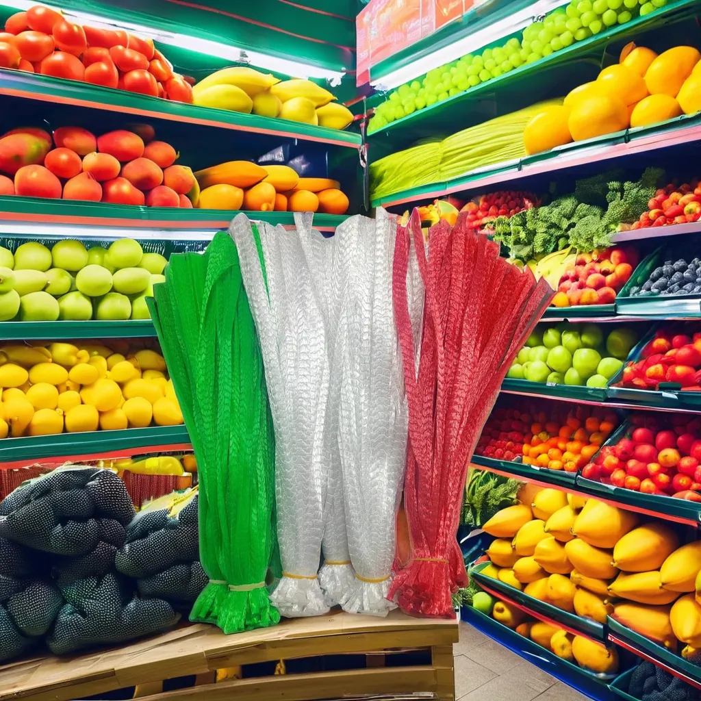 HDPE mesh bags for fruits