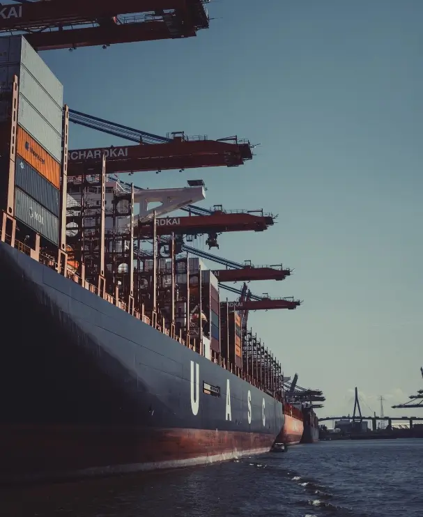 Container ship and global logistics